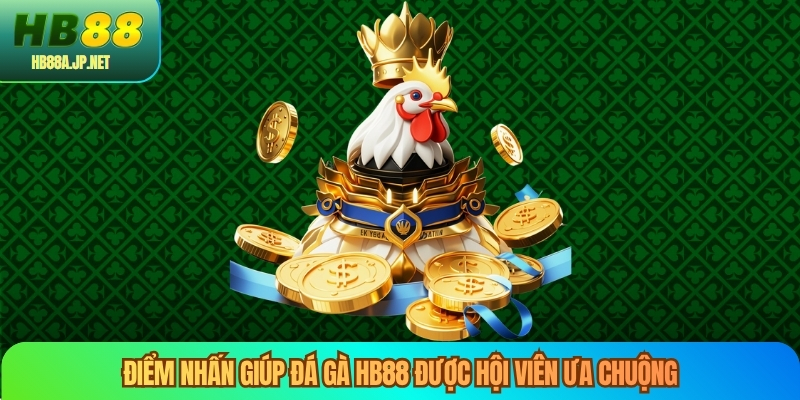 Điểm nhấn giúp đá gà HB88 được hội viên ưa chuộng